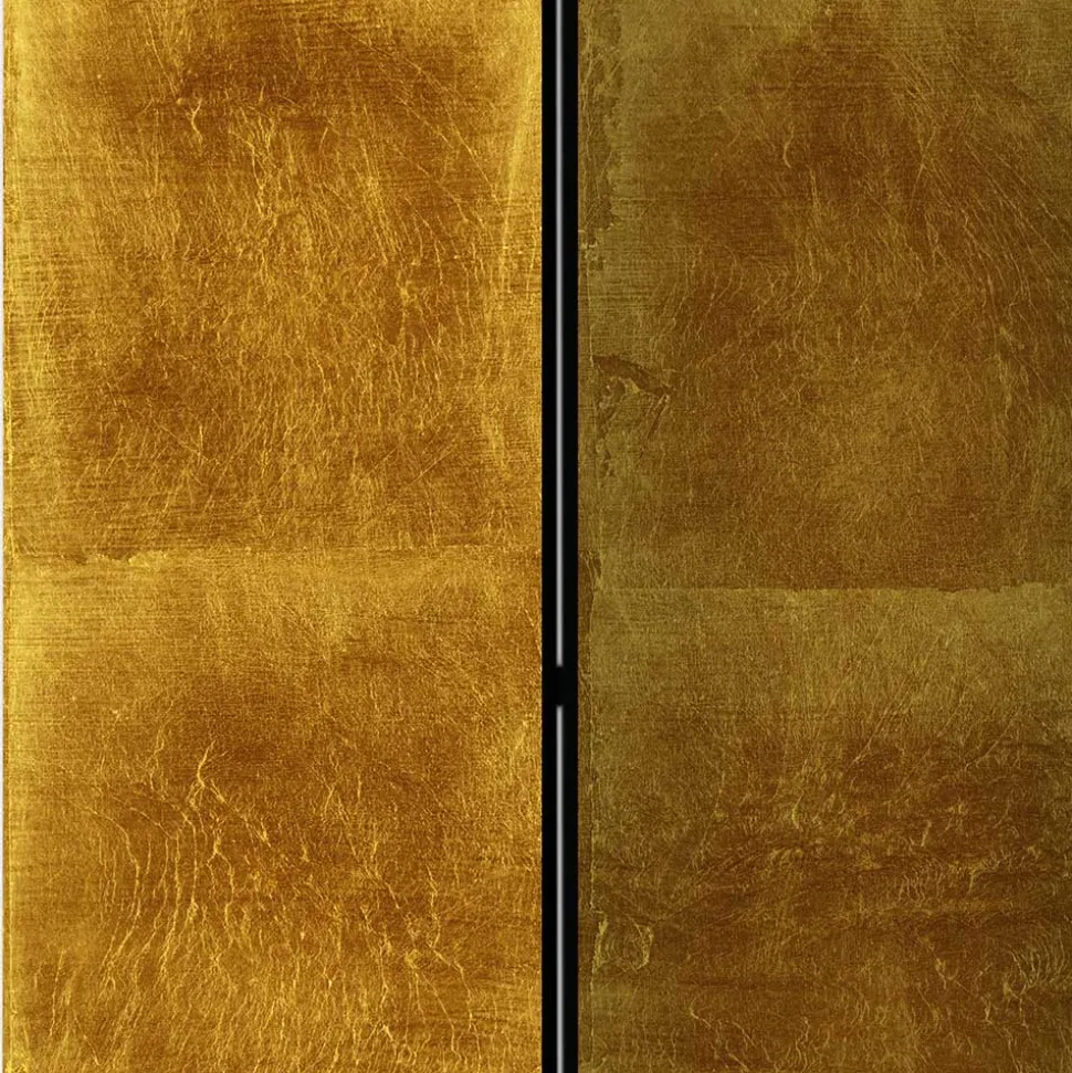Raumtrenner Paravent in Goldfarben bedruckt - Nikolav