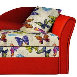 Recamiere mit bunten Schmetterlingen - Greyment