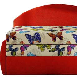 Recamiere mit bunten Schmetterlingen - Greyment