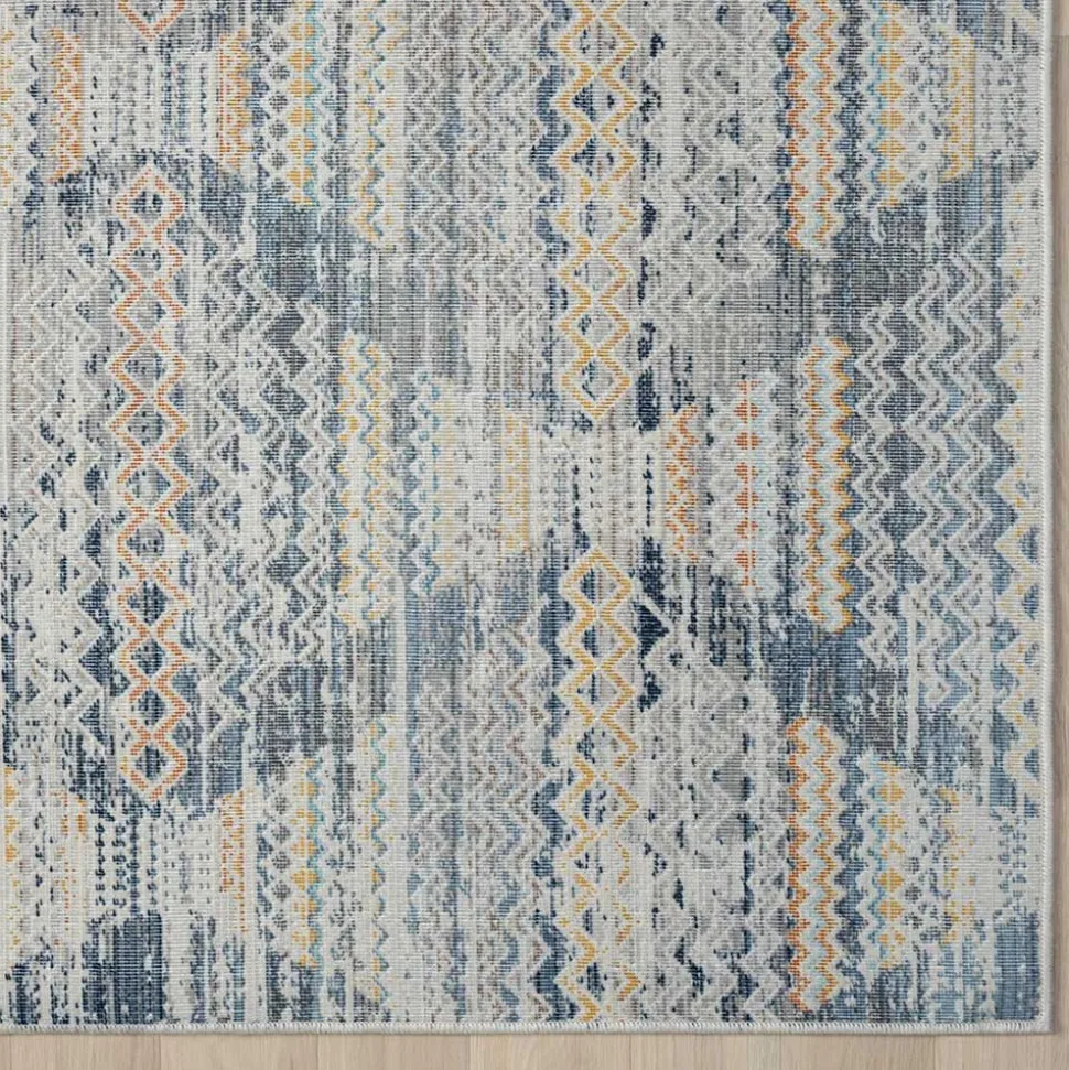 Rechteck Teppich 240x170 mehrfarbig gemustert - Princey