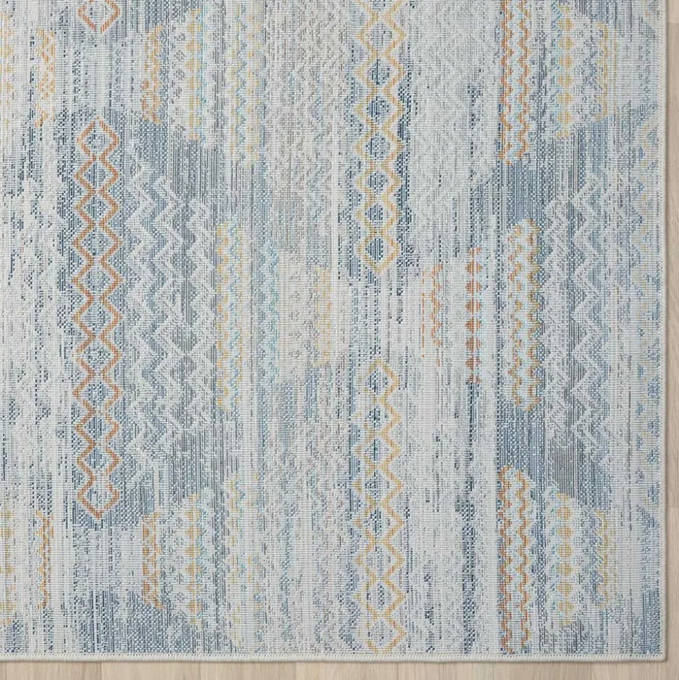 Rechteck Teppich 240x170 mehrfarbig gemustert - Princey