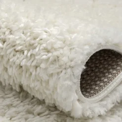 Rechteckiger Teppich Brücke mit Hochflor - Pralina