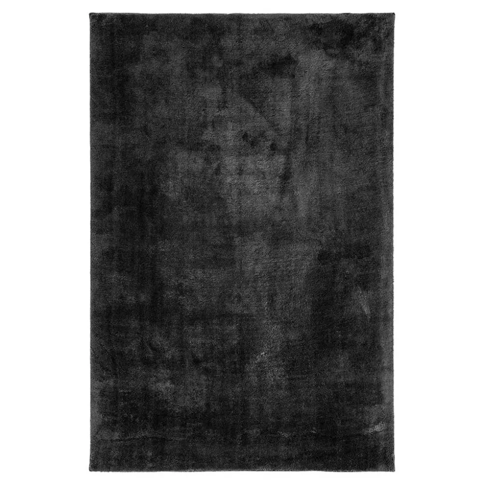 Rechteckiger Teppich in Anthrazit - Leya