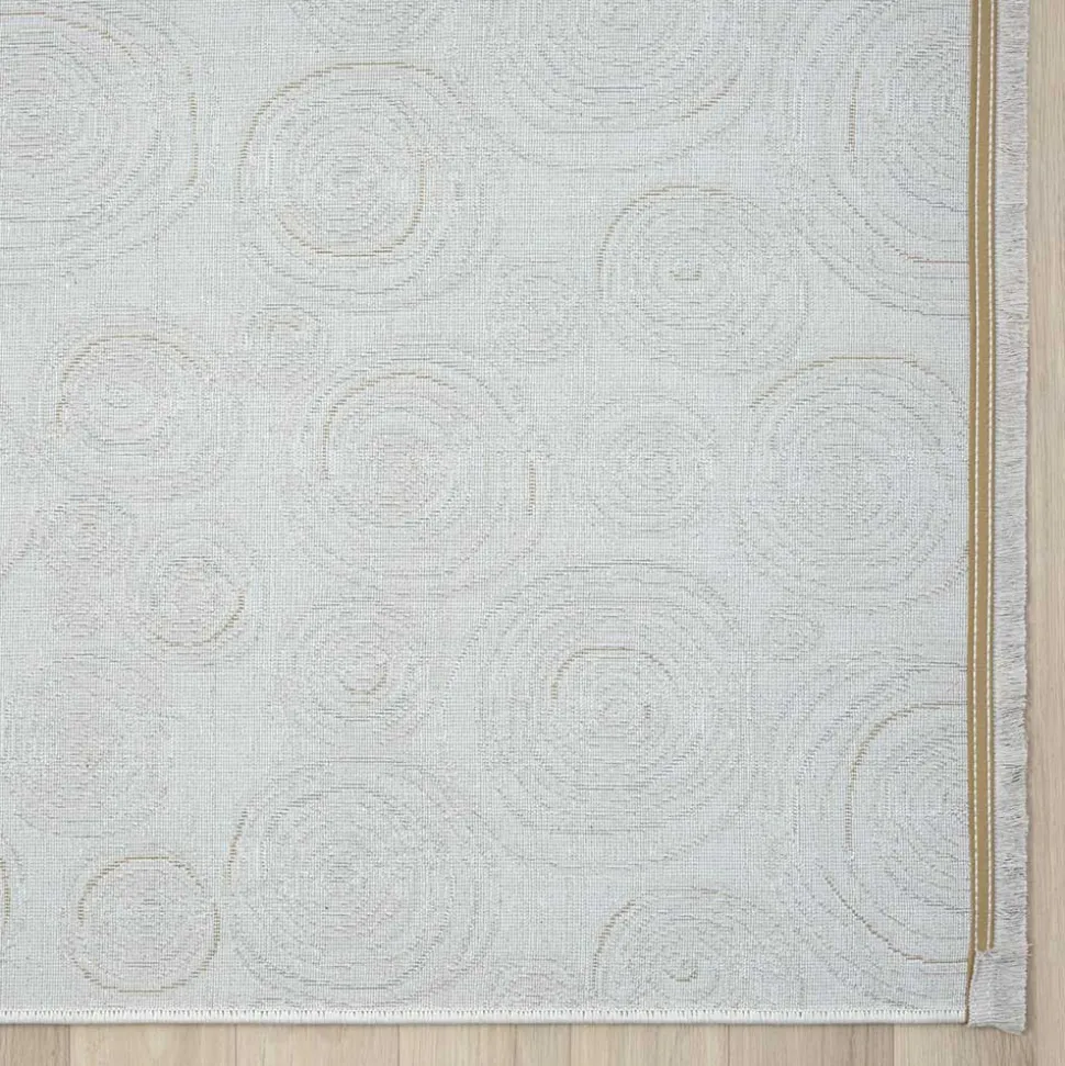 Rechteckiger Teppich mit Spiral Muster - Pray