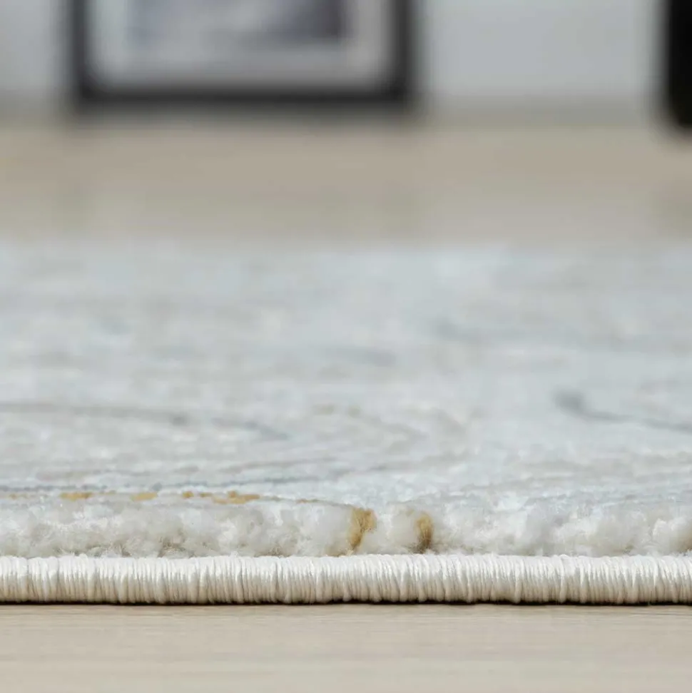 Rechteckiger Teppich mit Spiral Muster - Pray