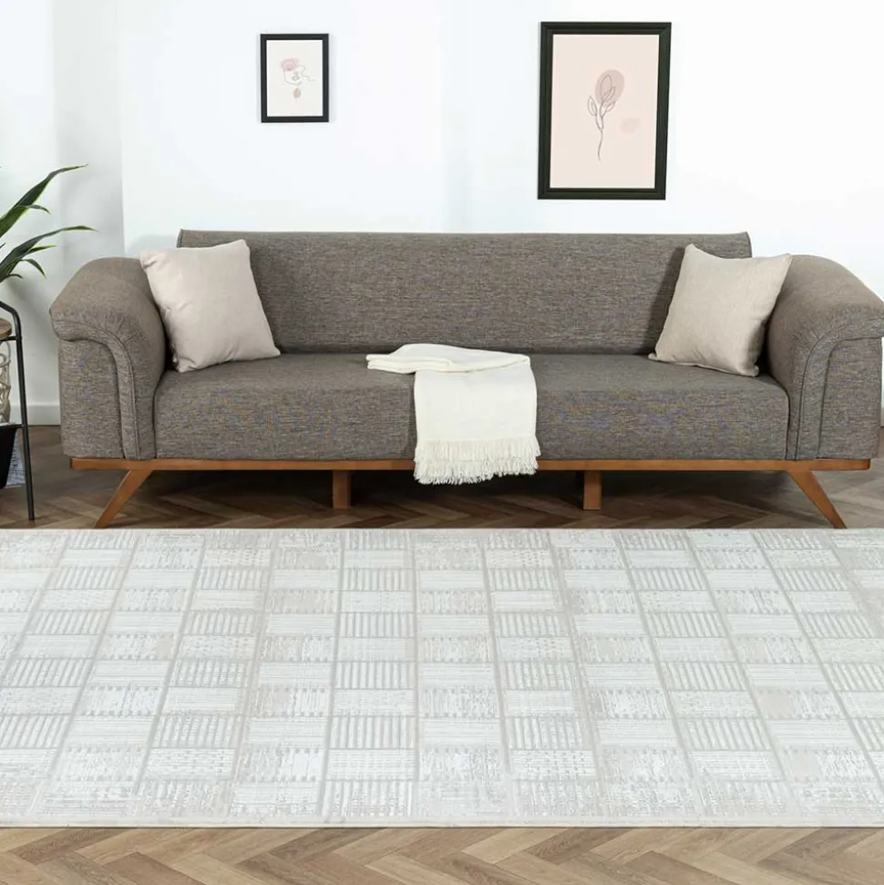 Rechteckiger Teppich mit Kachelmuster - Pahat