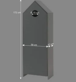 Regal & Schrank in Weiß & Grau - Indefiva (zweiteilig)