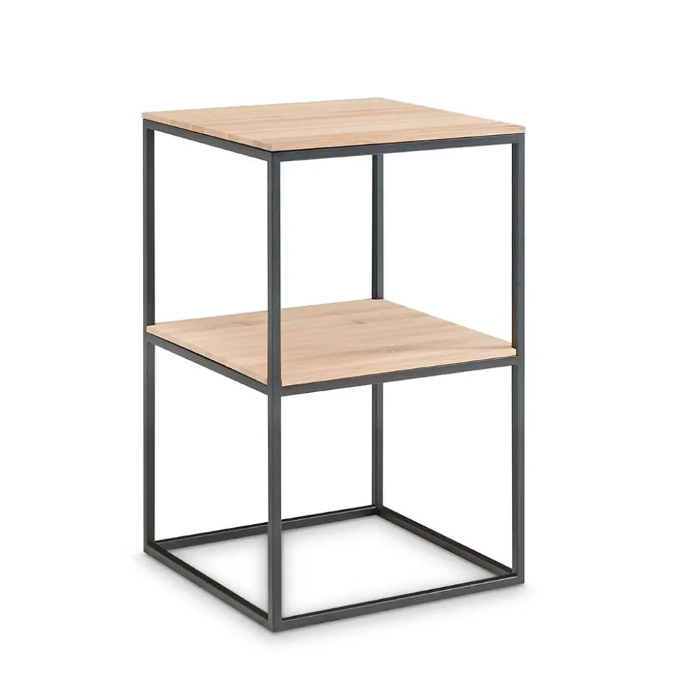 Regal Beistelltisch aus heller Eiche - Biskaia