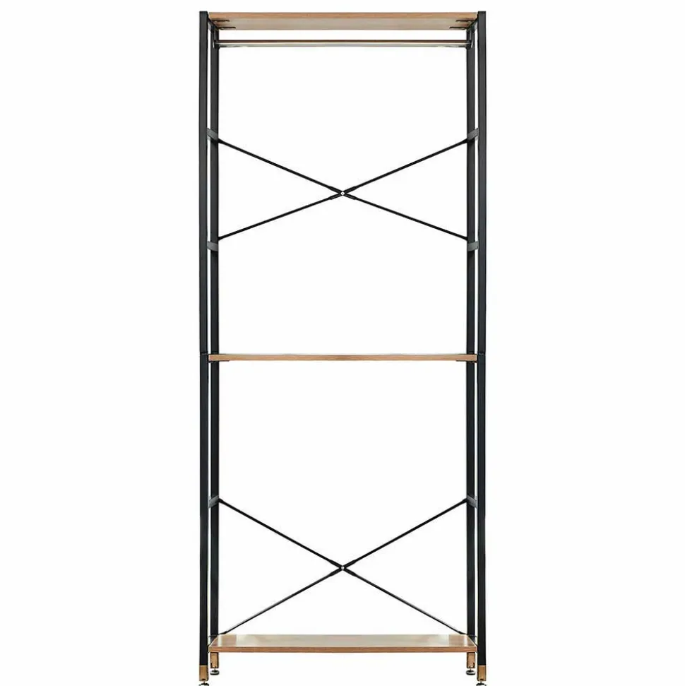 Regal Garderobe mit 2 Stangen & 4 Schubladen - Amigo