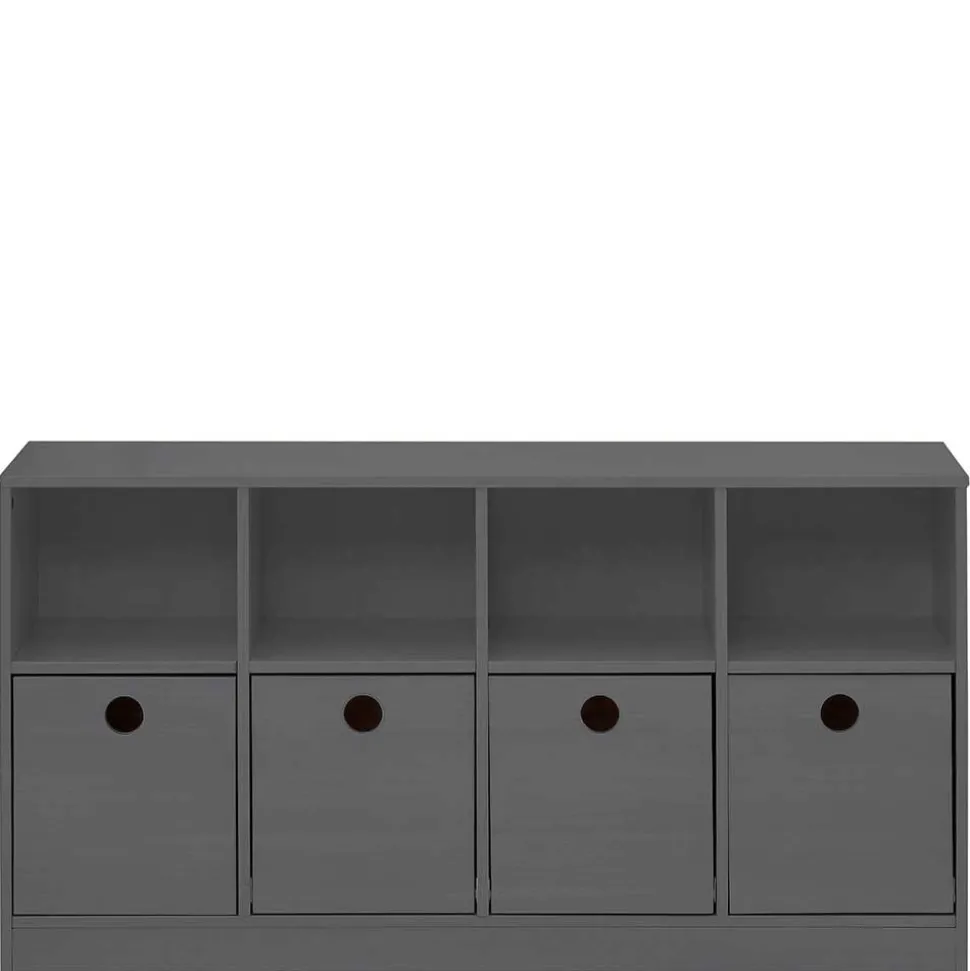 Regal mit 4 Fächern und 4 Boxen - Buleta