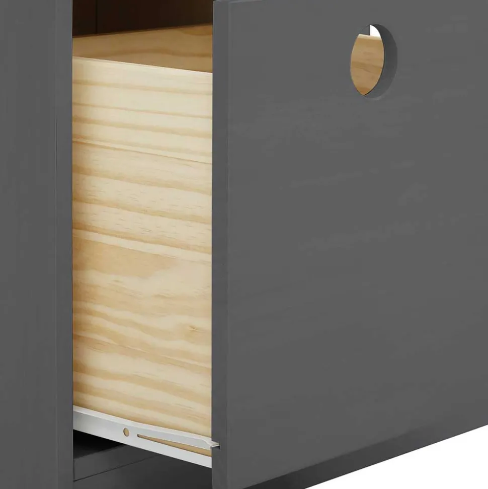 Regal mit 4 Fächern und 4 Boxen - Buleta