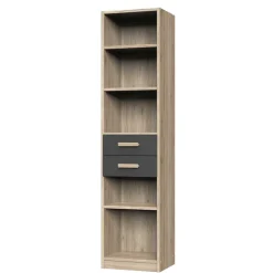 Regal mit fünf Fächern & zwei Schubladen - Jilamenda