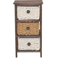 Regal mit Körben aus Kordel Geflecht - Owiconta