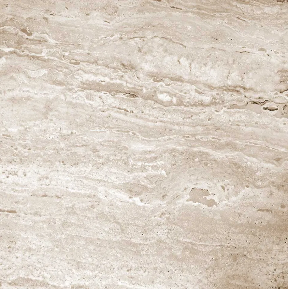 Regal mit Travertin Deckplatte in Beige - Thani