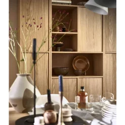 Regal mit vier Fächern und drei Türen - Ewana