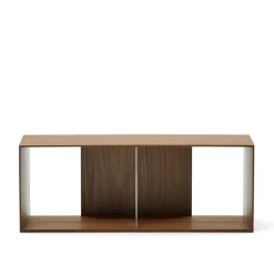 Regalmodul Duo in Nussbaum - Kiara (zweiteilig)