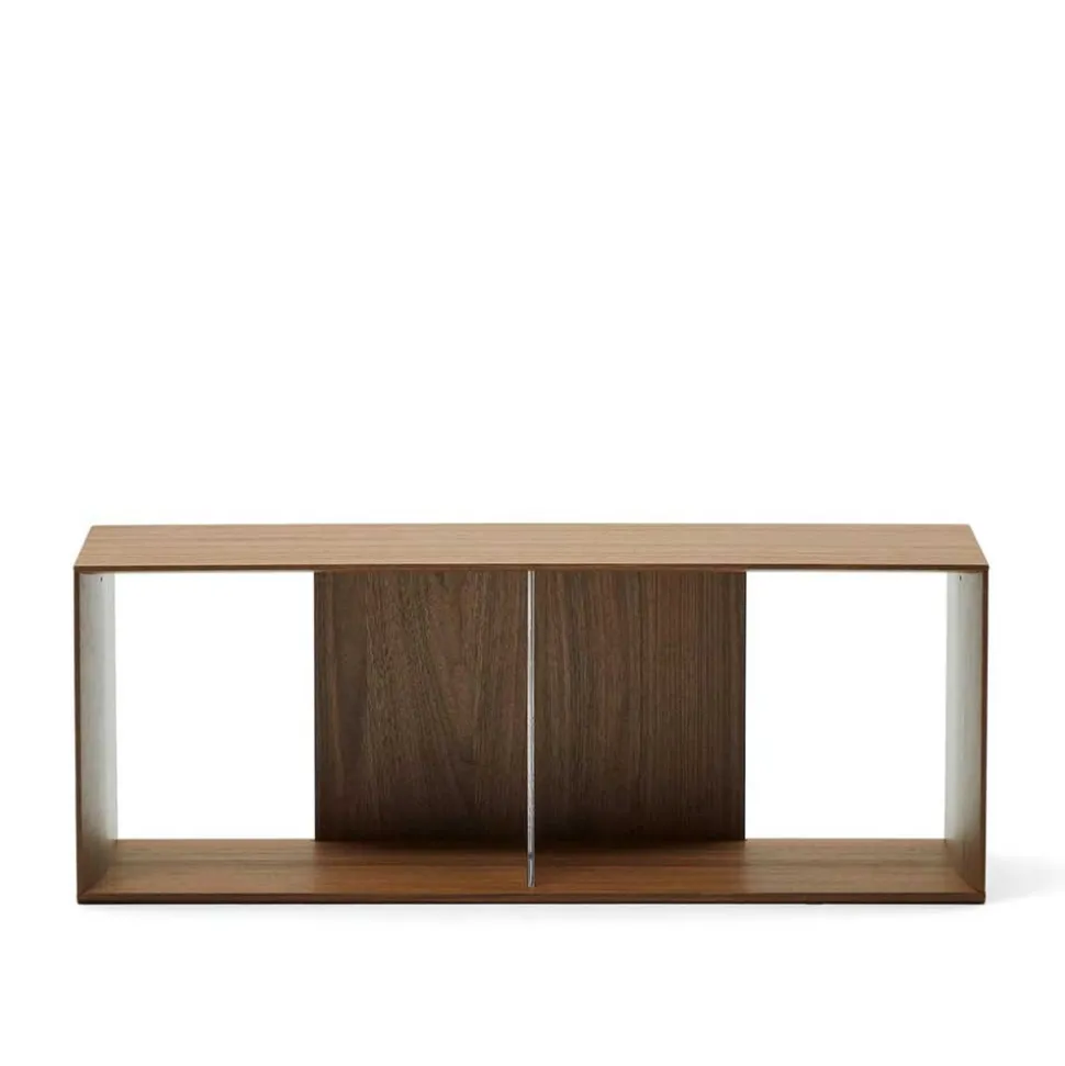 Regalmodul Duo in Nussbaum - Kiara (zweiteilig)