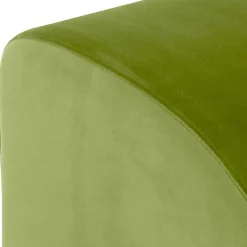 Relax Sessel in Oliv Grün mit Nussbaum - Sofia