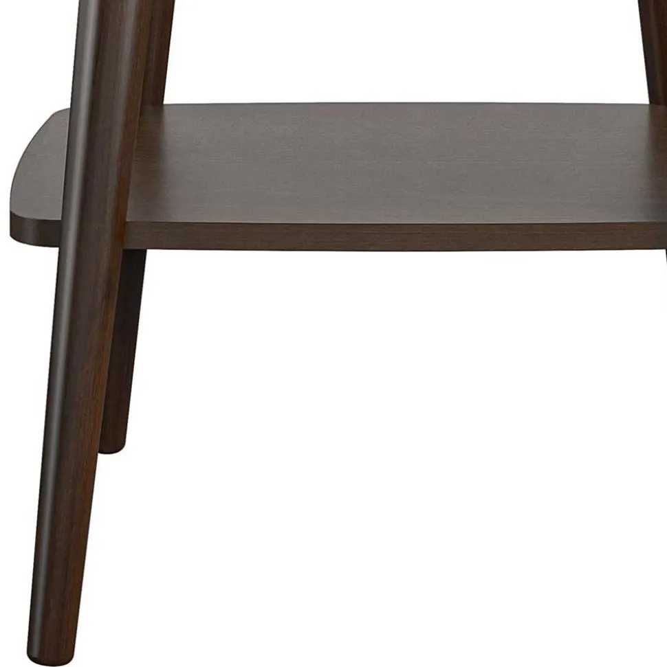 Retro Beistelltisch in Walnuss Optik - Despelin