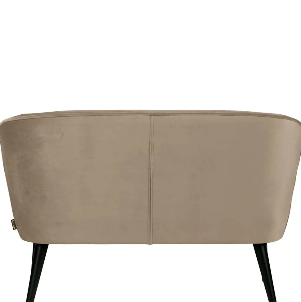 Retro Couch in Khaki Samtstoff - Griffina