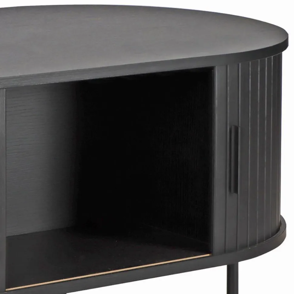 Retro Couchtisch mit Schiebetüren - Lurymav