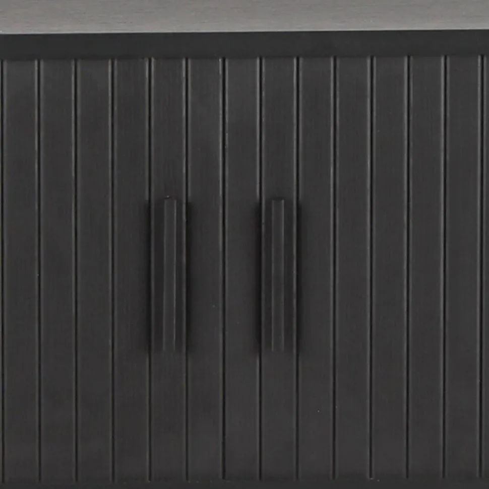 Retro Couchtisch mit Schiebetüren - Lurymav