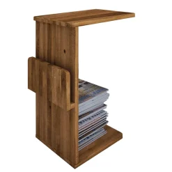 Retro Design Bettanlage aus Wildeiche - Hardus