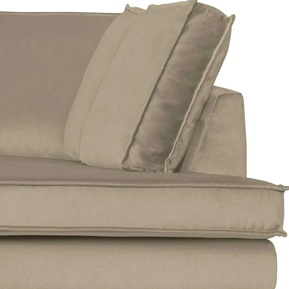 Retro Design Couchecke in Khaki - Afeiro