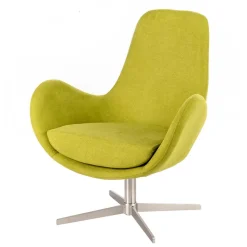 Retro Design Drehsessel in Hellgrün - Soraso