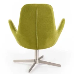 Retro Design Drehsessel in Hellgrün - Soraso