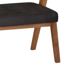 Retro Design Esstischbank mit Rückenlehne - Ovenciana