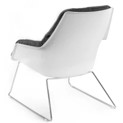 Retro Lounge-Sessel in Dunkelgrau - Vibulam (2er Set)