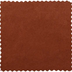 Retro Polsterecke in Kastanienfarben Samtstoff - Enzing