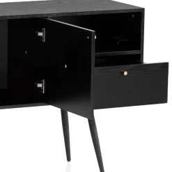 Retro Sideboard in Schwarz - Flair