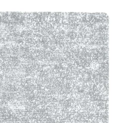 Retro Teppich in Hellgrau und Silbergrau - Methana