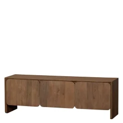 Retro TV Kommode aus Mangobaum Massivholz - Ambros