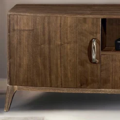 Retro Wohnwandd in Nussbaum - Gralaz (dreiteilig)