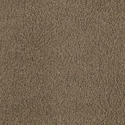 Retro Wohnzimmersofa in Hellbraun Plüsch - Kermita