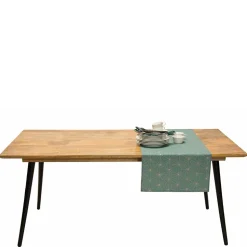 Retro-Esstisch aus Mangobaum Massivholz - Offia