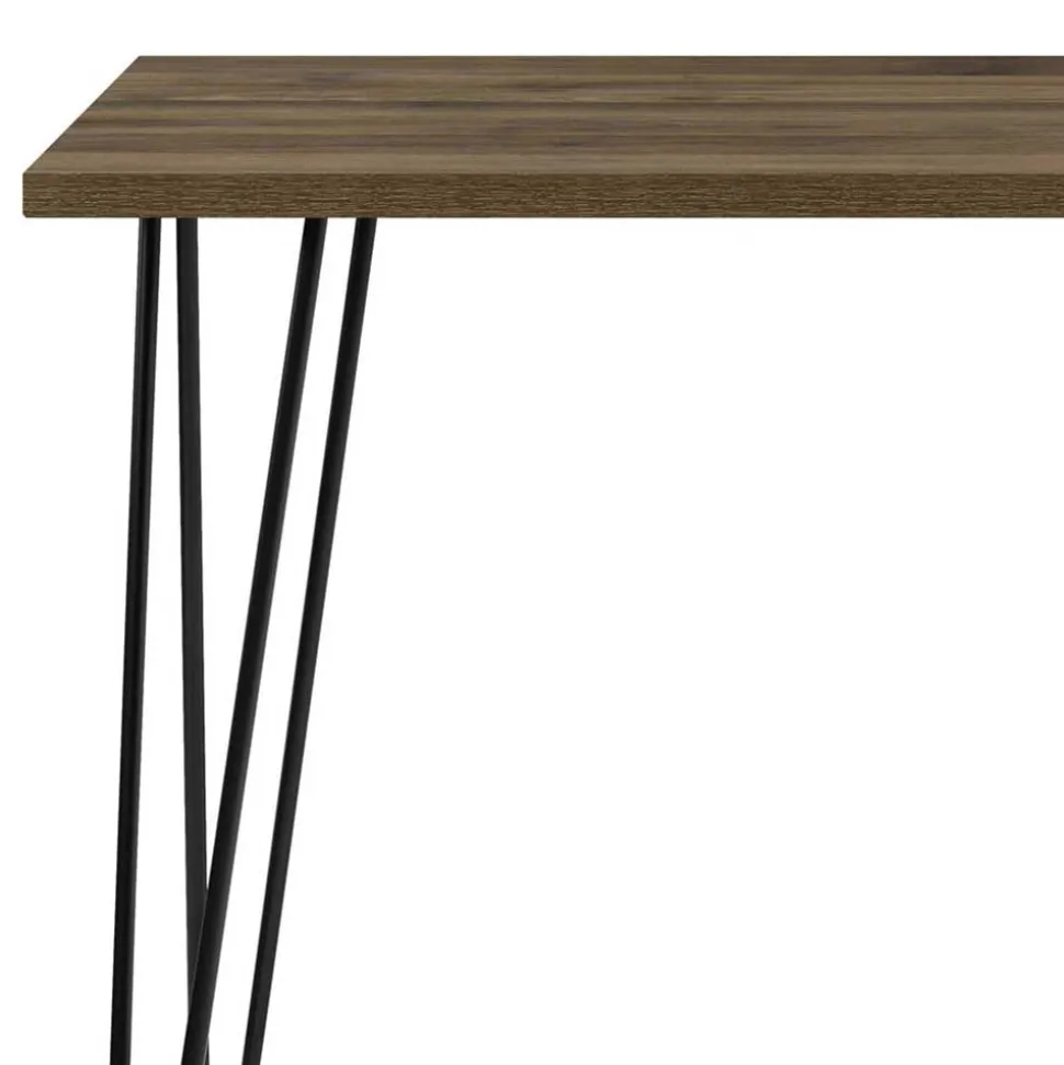 Retro-Schreibtisch mit Hairpin Legs - Akrana