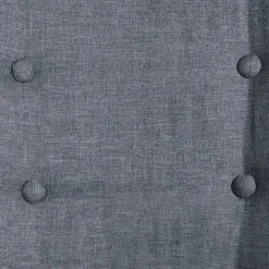 Retro-Sessel in Jeansblau Stoff - Florida