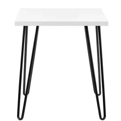 Retro-Style Beistelltisch in Weiß - Inna