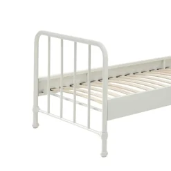 Retrostyle Metallbett in Weiß - 90x200 cm - Astra