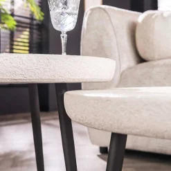 Retro-Wohnzimmertische aus Marmorkomposit - Percos (zweiteilig)