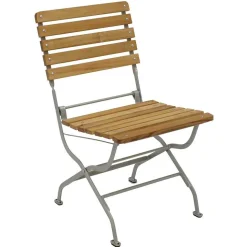 Robinie Klappstuhl mit Stahlgestell - Malka