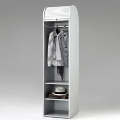 Rolladen Kleiderschrank Tacarigua in Weiß
