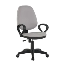 Rollbarer Computerstuhl in Grau & Schwarz - Gilverny