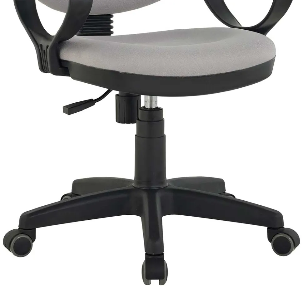 Rollbarer Computerstuhl in Grau & Schwarz - Gilverny