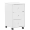 Rollcontainer mit drei Schubladen in Weiß - Empire