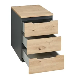 Rollcontainer mit drei Soft Close Schubladen - Kuetra